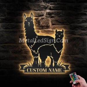 Custom-Cute-Couple-Alpaca-Llama-Love-Metal-Wall-Art-Led-Light-Images-2.jpg