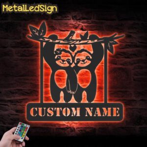 Custom-Cute-Couple-Sloth-Love-Metal-Wall-Art-LED-Light-5.jpg