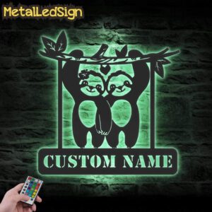 Custom-Cute-Couple-Sloth-Love-Metal-Wall-Art-LED-Light-7.jpg