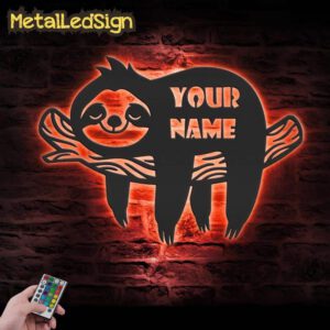 Custom-Cute-Sloth-Metal-Wall-Art-Led-Light-5.jpg