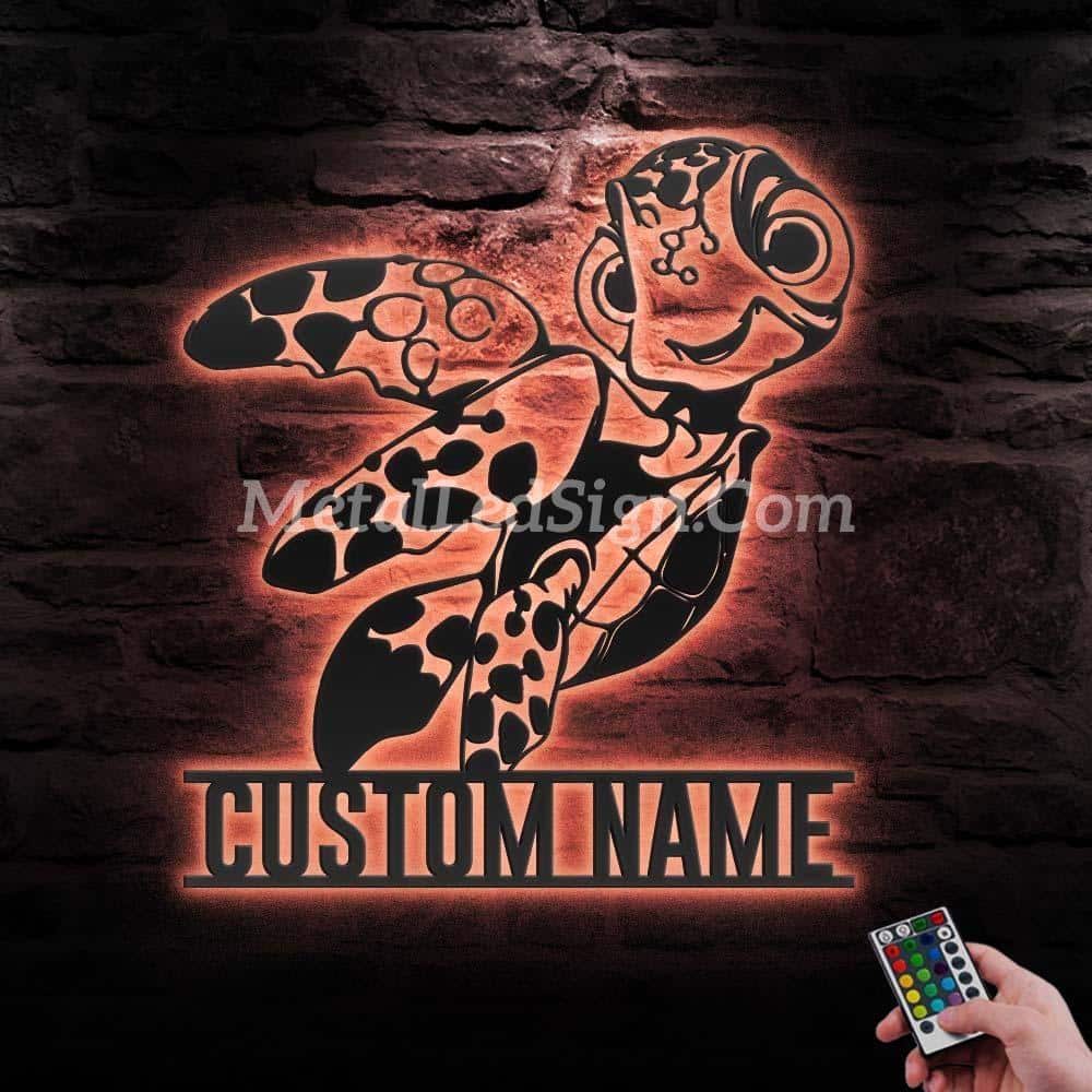 Custom-Cute-Turtle-Hawaiian-Metal-Wall-Art-Led-Light-6.jpg