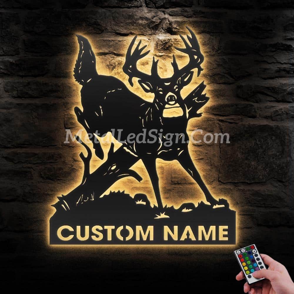 Custom-Elk-Deer-Hunting-Metal-Wall-Art-Led-Light-Images-4.jpg