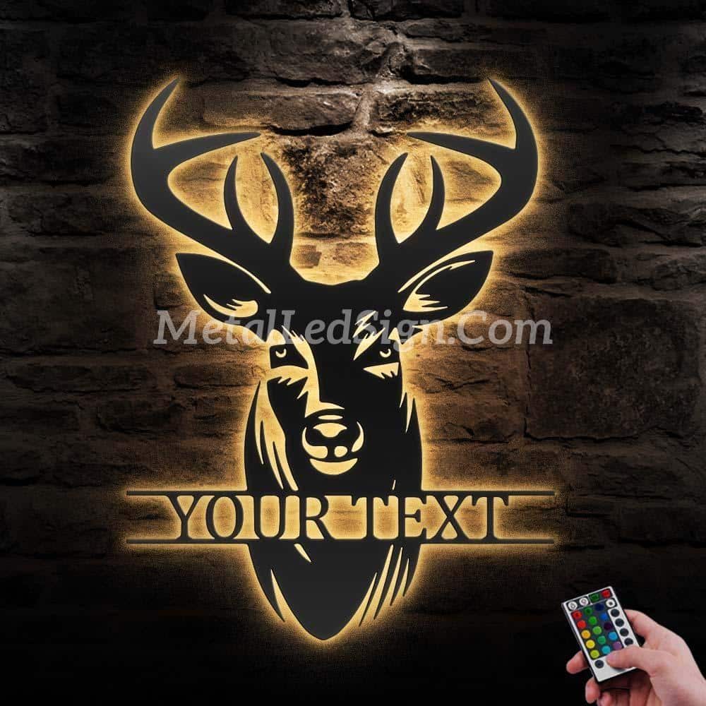 Custom-Elk-Deer-Hunting-Metal-Wall-Art-Led-Light-Images-5.jpg