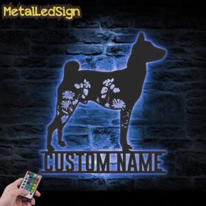 Custom-FLoral-Basenji-Metal-Wall-Art-LED-Light-3.jpg