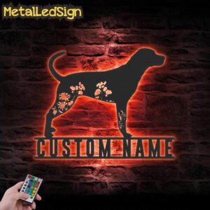 Custom-FLoral-Bluetick-Coonhound-Metal-Wall-Art-LED-Light-5.jpg