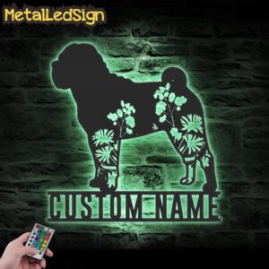 Custom-FLoral-Chinese-Shar-Pei-Metal-Wall-Art-LED-Light-7.jpg