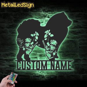 Custom-FLoral-Chow-Chow-Metal-Wall-Art-LED-Light-7.jpg