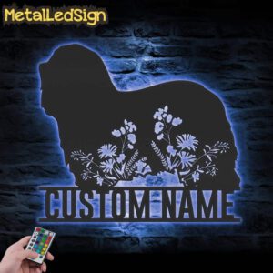 Custom-FLoral-Coton-de-Tulear-Metal-Wall-Art-LED-Light-3.jpg