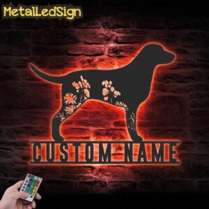 Custom-FLoral-Curly-Coated-Retriever-Metal-Wall-Art-LED-Light-5.jpg