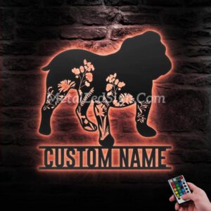 Custom-FLoral-English-Bulldog-Metal-Wall-Art-LED-Light-5-1.jpg