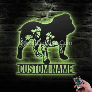 Custom-FLoral-English-Bulldog-Metal-Wall-Art-LED-Light-6.jpg