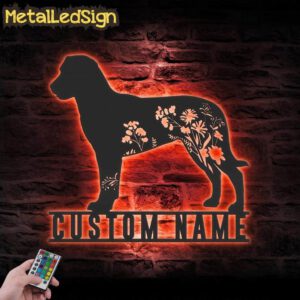 Custom-FLoral-Entlebucher-Mountain-Metal-Wall-Art-LED-Light-5.jpg