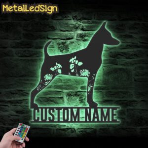 Custom-FLoral-Miniature-Pinscher-Metal-Wall-Art-LED-Light-7.jpg