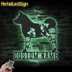 Custom-FLoral-Shiba-Inu-Dog-Metal-Wall-Art-LED-Light-7.jpg