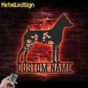 Custom-FLoral-Toy-Fox-Terrier-Metal-Wall-Art-LED-Light-5.jpg
