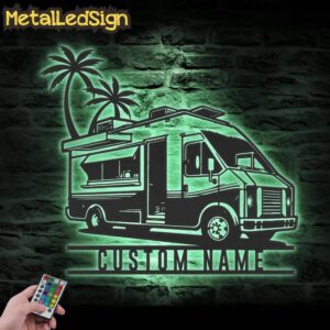 Custom-Fast-Food-Truck-Metal-Wall-Art-LED-Light-7-3.jpg