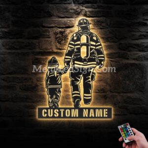 Custom-Father-Daughter-Firefighter-Metal-Wall-Art-Led-Light-Images-3.jpg