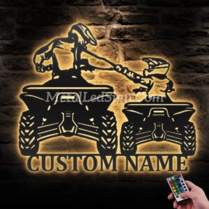 Custom-Father-Son-Quad-Biker-Metal-Wall-Art-Led-Light-Images-1.jpg