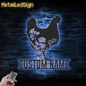 Custom-Floral-Chicken-Farmhouse-Metal-Wall-Art-LED-Light-3-1.jpg
