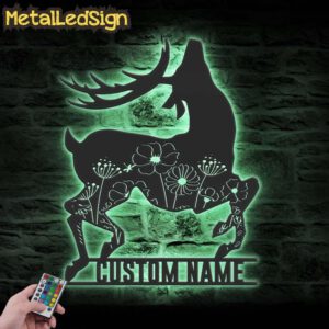 Custom-Floral-ELK-Deer-Hunting-Metal-Wall-Art-LED-Light-7.jpg