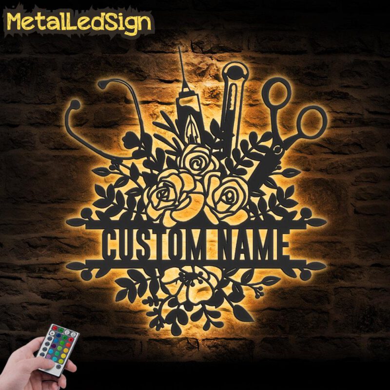Custom-Floral-Medical-Tool-Metal-Wall-Art-LED-Light-Images-2.jpg
