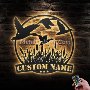 Custom-Flying-Mallard-Duck-Hunting-Metal-Wall-Art-Led-Light-Images-1.jpg