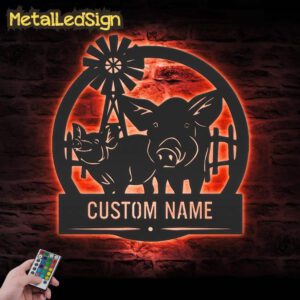 Custom-Funny-Pig-Farmhouse-Metal-Wall-Art-Led-Light-5-2.jpg