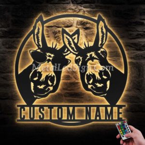 Custom-Funny-Two-Donkey-Farmhouse-Metal-Wall-Art-Led-Light-Images-2.jpg
