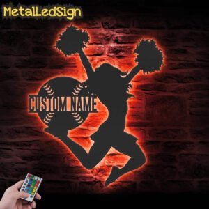 Custom-Girl-Baseball-Cheerleading-Metal-Wall-Art-LED-Light-5.jpg