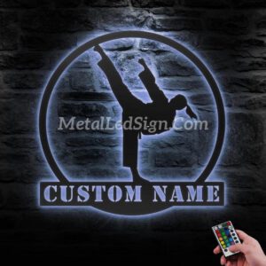 Custom-Girl-Taekwondo-Martial-Arts-Metal-Wall-Art-With-Led-Light-3-1.jpg