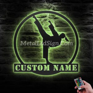 Custom-Girl-Taekwondo-Martial-Arts-Metal-Wall-Art-With-Led-Light-5-1.jpg