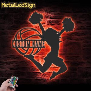 Custom-Girl-Volleyball-Cheerleading-Metal-Wall-Art-LED-Light-5.jpg
