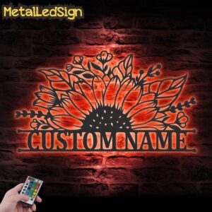 Custom-Half-Sunflower-Monogram-Metal-Wall-Art-LED-Light-5.jpg