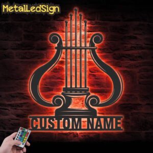 Custom-Harp-Musical-Instrument-Metal-Wall-Art-LED-Light-5.jpg