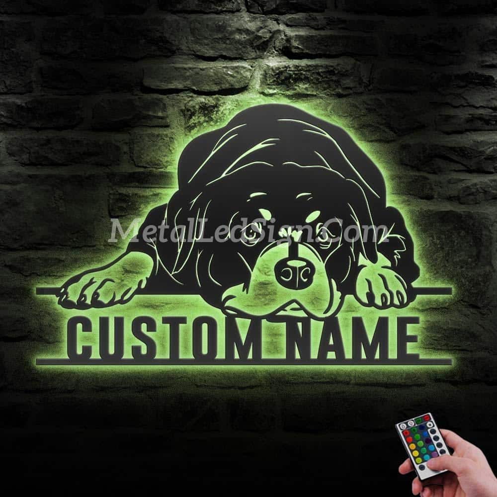 Custom-Lazy-Rottweiler-Metal-Wall-Art-Led-Light-6.jpg
