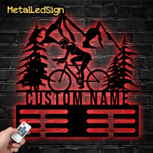 Custom-Metal-Girl-Cycling-Medal-Hanger-Wall-Art-Light-8.jpg
