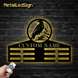 Custom-Metal-Raven-Medal-Hanger-Wall-Art-Led-Light-Images.jpg