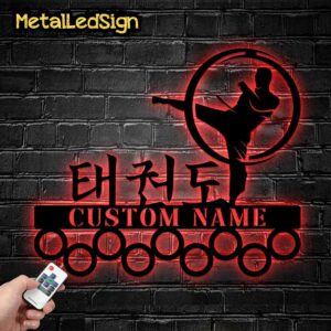 Custom-Metal-Taekwondo-Medal-Hanger-Wall-Art-Light-6.jpg