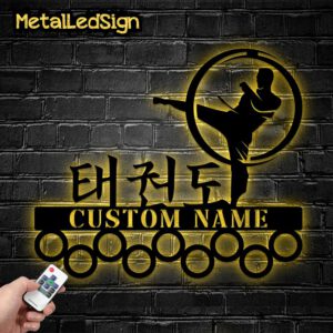 Custom-Metal-Taekwondo-Medal-Hanger-Wall-Art-Light-Images.jpg