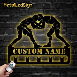 Custom-Metal-Wrestling-Medal-Hanger-Wall-Art-Led-Light-Images-1.jpg