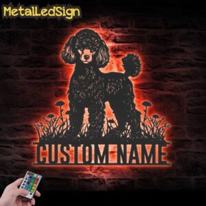 Custom-Miniature-Poodle-Metal-Wall-Art-LED-Light-5.jpg
