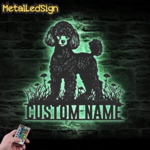 Custom-Miniature-Poodle-Metal-Wall-Art-LED-Light-7.jpg