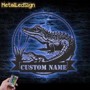 Custom-Mom-Child-Alligator-Metal-Wall-Art-LED-Light-5.jpg