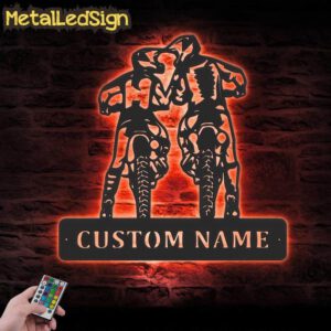 Custom-Motocross-Biker-Couple-Kiss-Metal-Wall-Art-LED-Light-5.jpg