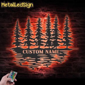 Custom-Nature-Wispy-Pine-Tree-Lake-Metal-Wall-Art-LED-Light-5.jpg