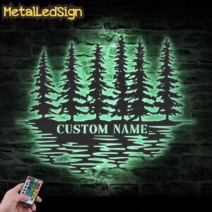 Custom-Nature-Wispy-Pine-Tree-Lake-Metal-Wall-Art-LED-Light-7.jpg