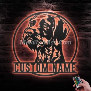 Custom-Peeking-German-Wirehaired-Pointer-Metal-Wall-Art-Led-Light-5-1.jpg