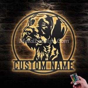 Custom-Peeking-German-Wirehaired-Pointer-Metal-Wall-Art-Led-Light-Images-1.jpg