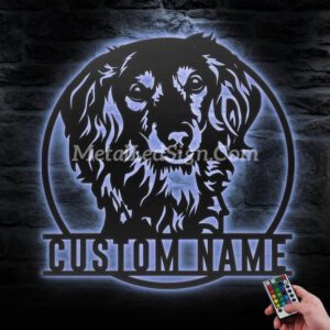 Custom-Peeking-Long-Haired-Dachshund-Metal-Wall-Art-Led-Light-3.jpg