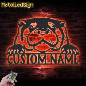 Custom-Peeking-Otter-Metal-Wall-Art-LED-Light-5.jpg